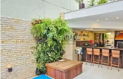 Residência de luxo em condomínio exclusivo em moema, são paulo-sp: 3 quartos, 3 suítes, 3 salas, 5 banheiros, 4 vagas, a/c 212m².