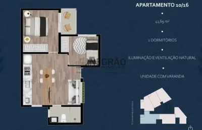 Apartamento com 2 quartos para alugar na Rua Coronel Francisco Inácio, 311, Vila Moinho Velho, São Paulo