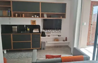 Excelente oportunidade de locação em são paulo-sp: apartamento de 1 quarto mobiliado e decorado no campo belo, com 1 banheiro e 30m² de área.
