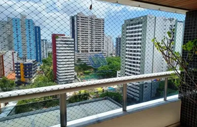 Apartamento cobertura nascente 4 suites sendo 3 suítes mais gabinete com 492,21m2 na pituba