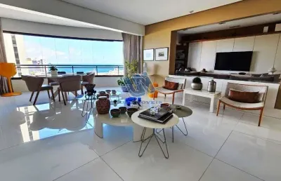 Apartamento nascente 3 suites com vista mar 192m2 na ondina