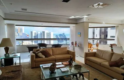Apartamento nascente decorado 3 suítes sendo 1 suíte master com 2 banheiros e closet 312m2 na ondina