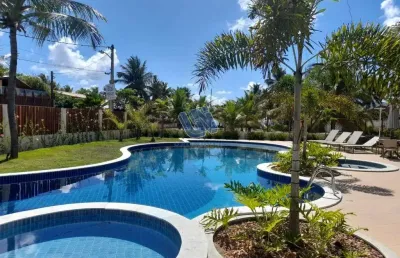 Village térreo 2 suites 80m2 com garden 02 vagas em itacimirim na praia da espera