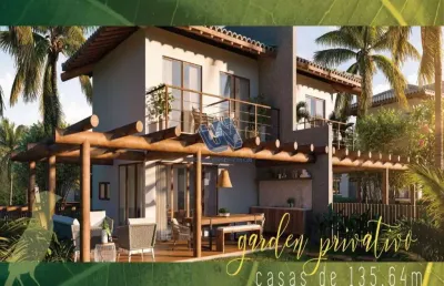 Casa em condomínio fechado com 2 quartos à venda na praia do forte, 3, praia do forte, mata de são joão, 135 m2 por r$ 1.201.097