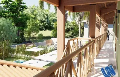 Casa em condomínio fechado 2 quartos sendo uma suíte em barra do jacuípe