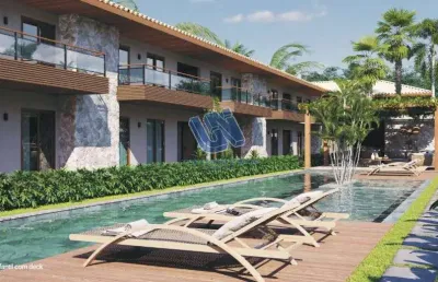 Apartamento com 2 quartos à venda na vila de imbassai, s/n, imbassai, mata de são joão, 75 m2 por r$ 500.000