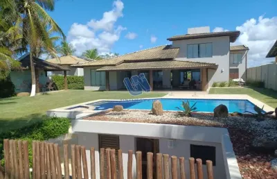 Casa em condomínio duplex com 6 suítes sendo 2 suíte máster 650m2 em interlagos-camaçari