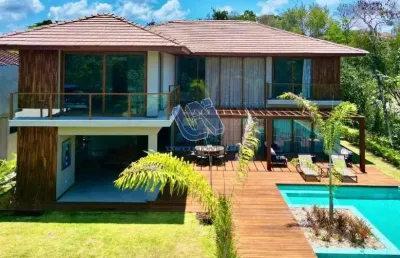 Casa duplex em condomínio 7 suítes sendo 1 suíte máster com 469m2 em praia do forte