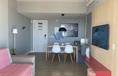 Apartamento decorado quarto e sala no caminho das árvores 45m2