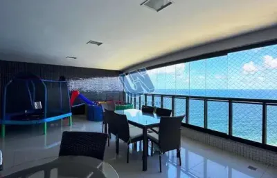 Orizon residence 4 quartos suítes mais home na barra 338m2