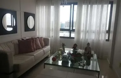 Excelente cobertura nascente 4 quartos sendo 2 suítes decorada com vista mar 260m2 na pituba