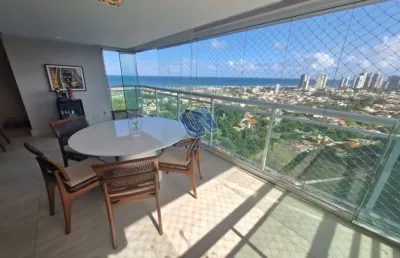 Apartamento 3 suítes com vista mar 144m2 em jaguaribe