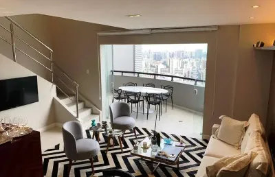 Apartamento duplex mobiliado para alugar no caminho das arvores 2 quartos suítes 97m2