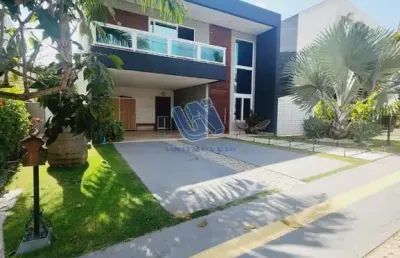 Casa duplex em condominio 5 suítes em alphaville ii com 500m2