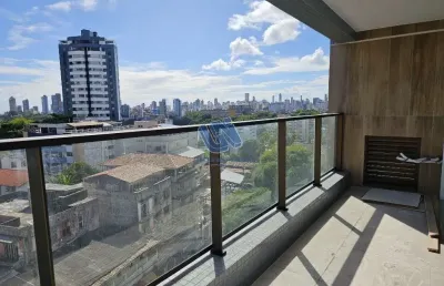 Apartamento quarto e sala com vista mar 30m2 na federação