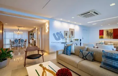 Orizon residence mobiliado 3 suítes sendo 1 suíte master na barra 338m2