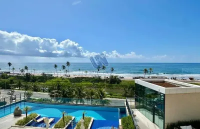 Apartamento nascente com vista mar 3 suítes 103m2 em jaguaribe