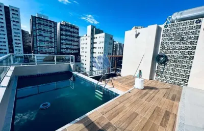 Cobertura triplex 378m2 4 quartos sendo 2 suítes a venda na pituba