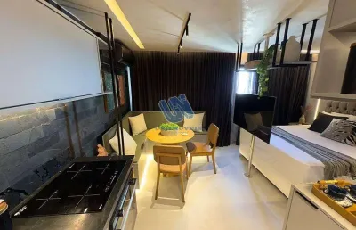 Apartamento mobiliado no house balneário de ondina  studio 20,25 m2 na ondina