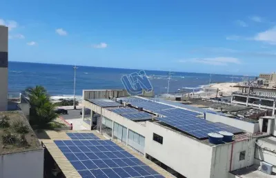 Exclusividade apartamento nascente quarto e sala mobiliado com vista mar 40m2 na pituba
