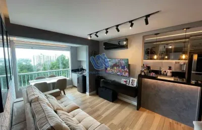 Apartamento mobiliado 2 quartos sendo 1 suíte nascente 71m2 em lauro de freitas