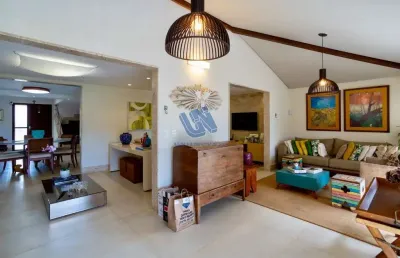 Casa no condomínio quatro rodas golf residencial com 4 quartos sendo 2 suítes 241m2