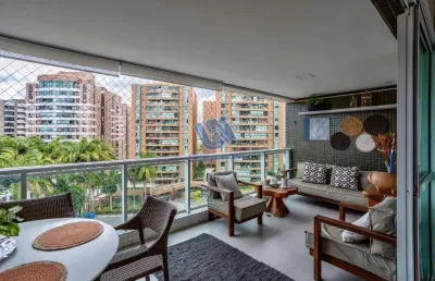 Apartamento 3 suítes sendo a master com closet 141m2 em alphaville i