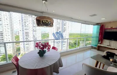 Apartamento semimobiliado 3 suítes sendo 1 master com closet 110m2 em patamares