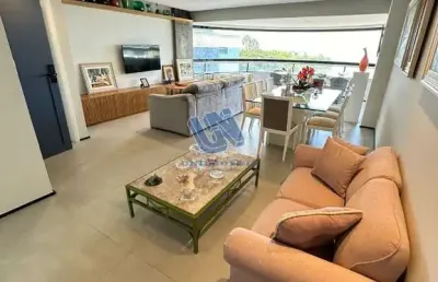 Apartamento nascente com vista mar 3 suítes, sendo 1 suíte master com escritório e closet 179m2 na barra