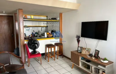 Apartamento quarto e sala com closet 45,58m2 na pituba