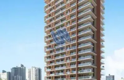 Apartamento repasse quarto e sala com varanda com vista lateral para o farol 35m2 na barra