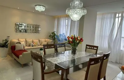 Amplo apartamento com 4/4 sendo 2 suítes 158m² 02 vagas de garagem no canela