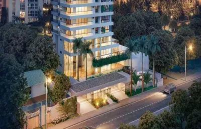 Mirat martins de sá 4 suítes com varanda gourmet e vista mar 253m2 no horto florestal