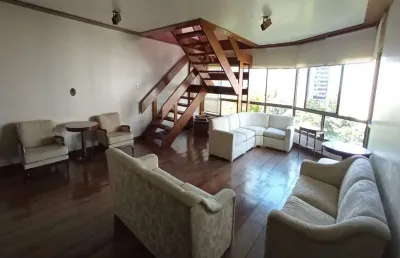 Apartamento cobertura tríplex 4 quartos com 3 suites sendo 1 suite com closet 517m2 no horto florestal