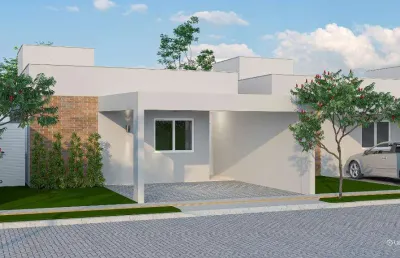Casa em condomínio fechado com 3 quartos à venda na j, 1, parque atalaia, cuiabá por r$ 547.800