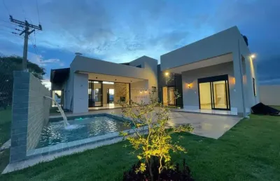 Casa em condomínio fechado com 3 quartos à venda na rua altos do jamacá, 1, zona rural, chapada dos guimarães por r$ 2.000.000