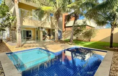 Casa em condomínio fechado com 4 quartos à venda na dos lagos, 01, condomínio residencial florais dos lagos, cuiabá por r$ 2.900.000