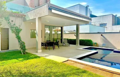 Casa em condomínio fechado com 4 quartos à venda na dos lagos, 18, condomínio residencial florais dos lagos, cuiabá por r$ 3.950.000
