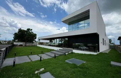 Casa em condomínio fechado com 6 quartos à venda na rua guanandi, 1, lago do manso, chapada dos guimarães por r$ 5.500.000