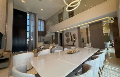 Casa em condomínio fechado com 4 quartos à venda na rodovia arquiteto hélder cândia km 2,5, 18, ribeirão do lipa, cuiabá por r$ 5.900.000