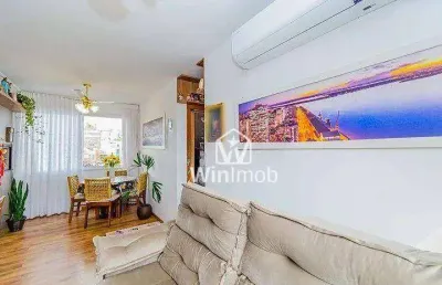 Apartamento com 2 dormitórios à venda, 57 m² por r$ 457.500,00 - azenha - porto alegre/rs