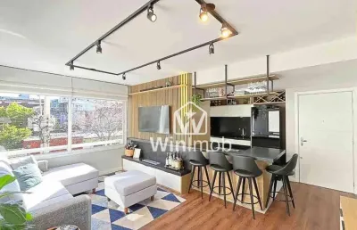 Apartamento com 2 dormitórios à venda, 70 m² por r$ 735.000,00 - menino deus - porto alegre/rs