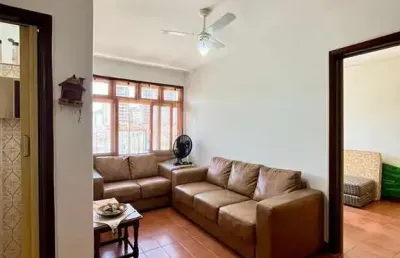 Apartamento 1 dormitório mobiliado 2 quadras da praia 1 vaga de garagem!
