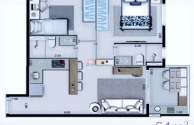 Apartamento no bairro rudge ramos em são bernardo do campo