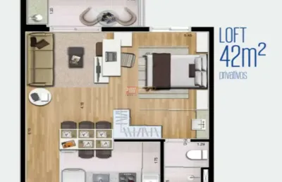 Loft no bairro jardim do mar em são bernardo do campo