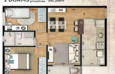 Apartamento no bairro santa terezinha em santo andré
