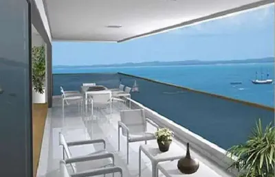 Venda lindo apartamento 5 suites alto luxo em frente ao mar