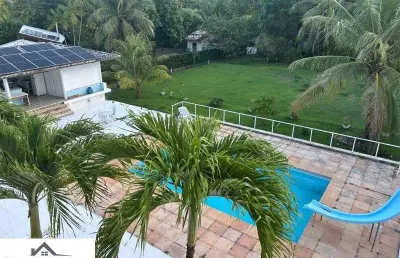 Casa a venda no encontro das aguas 4 suítes - estilo portuguesa