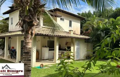 Casa em condomínio fechado com 4 quartos à venda na rodovia ba-099 - estrada do côco, 3, alphaville (abrantes), camaçari, 229 m2 por r$ 1.380.000