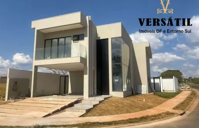 Casa para venda em cidade ocidental, residencial e comercial damha, 4 dormitórios, 3 suítes, 6 banheiros, 3 vagas